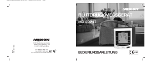 Bedienungsanleitung Medion MD 40247 Blutdruckmessgerät