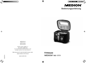 Bedienungsanleitung Medion MD 17771 Fritteuse