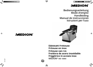 Manual de uso Medion MD 18084 Freidora