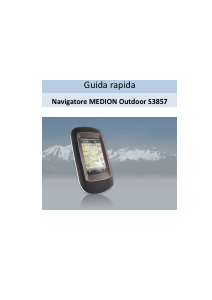 Manuale Medion GoPal S3857 M80 (MD 97903) Navigatore palmare