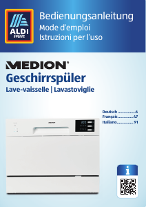 Manuale Medion MD 37227 Lavastoviglie