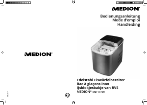 Bedienungsanleitung Medion MD 17739 Eiswürfelbereiter