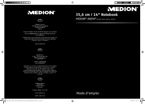 Mode d’emploi Medion Akoya S4214 (MD 99055) Ordinateur portable