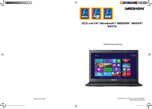 Bedienungsanleitung Medion Akoya S4216 (MD 99080) Notebook