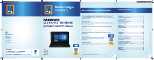 Bedienungsanleitung Medion Akoya P7644 (MD 99650) Notebook