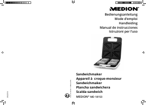 Manual de uso Medion MD 18153 Grill de contacto