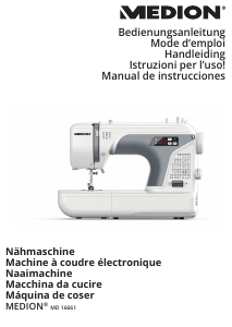 Manual de uso Medion MD 16661 Máquina de coser