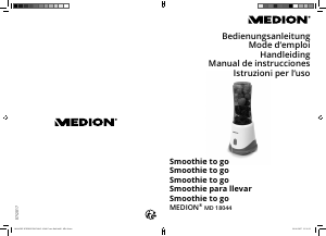 Manual de uso Medion MD 18044 Batidora
