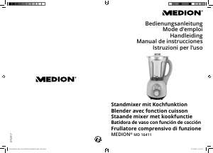 Manual de uso Medion MD 16411 Batidora