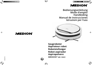 Manual de uso Medion MD 18501 Aspirador