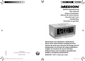 Mode d’emploi Medion E75009 (MD 43487) Réveil