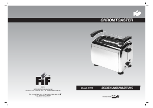 Bedienungsanleitung FiF MD 41219 Toaster