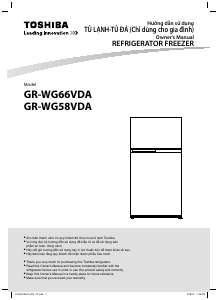 Hướng dẫn sử dụng Toshiba GR-WG66VDA Tủ đông lạnh