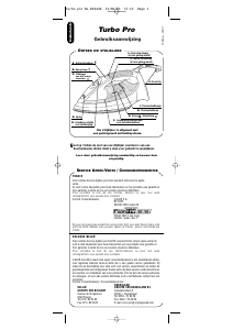 Handleiding Tefal FV8125 Turbo Pro Strijkijzer