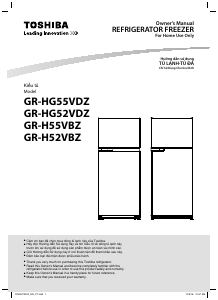 Hướng dẫn sử dụng Toshiba GR-H55VBZ Tủ đông lạnh