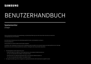 Bedienungsanleitung Samsung S25HG50FQU LED monitor