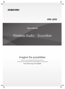 Manual Samsung HW-J250 Difuzor