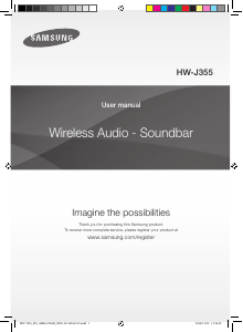 Manual Samsung HW-J355 Speaker
