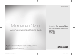 Manual Samsung MC28H5135CK Microwave