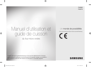 Mode d’emploi Samsung FW87SST Micro-onde