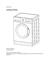 Handleiding Friac Wa 0148 Wasmachine