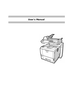 Bruksanvisning Ricoh Aficio SP 4100SF Multifunktionsskrivare