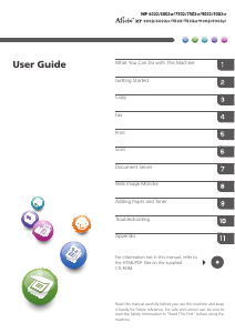 Manual Ricoh Aficio MP 6002SP Multifunctional Printer