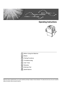 Manual Ricoh HQ 7000 Printer