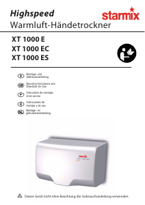 Mode d’emploi Starmix XT 1000 E Sèche-mains