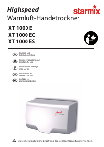 Manual de uso Starmix XT 1000 EC Secador de manos