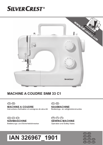 Manual SilverCrest IAN 326967 Sewing Machine