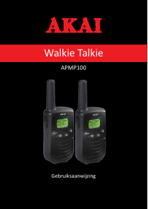 Handleiding Akai APMP100 Walkie-talkie