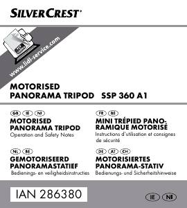 Bedienungsanleitung SilverCrest SSP 360 A1 Stativ