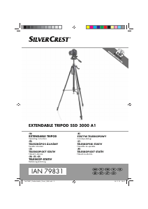 Manual SilverCrest IAN 79831 Tripod