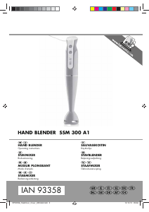 Manual SilverCrest IAN 93358 Hand Blender