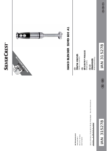 Priručnik SilverCrest IAN 315278 Ručni blender