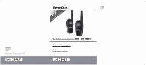 Bedienungsanleitung SilverCrest IAN 289851 Walkie-talkie