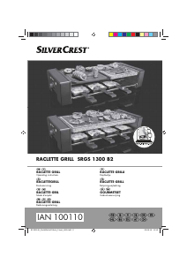 Bedienungsanleitung SilverCrest IAN 100110 Raclette-grill