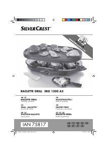 Εγχειρίδιο SilverCrest IAN 75817 Γκριλ ρακλέτ