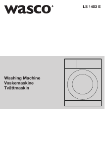 Bruksanvisning Wasco LS 1403 E Tvättmaskin