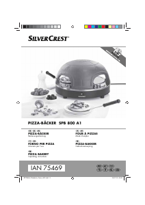 Manual SilverCrest IAN 75469 Pizza Maker