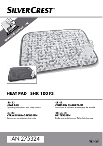 Manual SilverCrest SHK 100 F3 Heating Pad