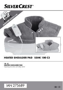 Manual SilverCrest SSHK 100 C3 Heating Pad