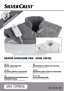 Manual SilverCrest SSHK 100 B3 Heating Pad