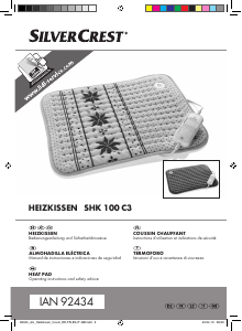 Manuale SilverCrest IAN 92434 Pad riscaldanti