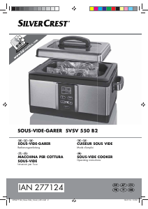 Manual SilverCrest SVSV 550 B2 Sous-vide Cooker