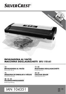 Manual de uso SilverCrest IAN 104351 Sellador de vacío