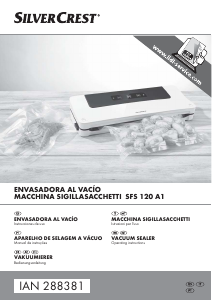 Manual SilverCrest IAN 288381 Vacuum Sealer