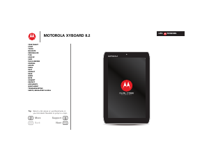 Manual Motorola XYBoard 8.2 Tablet