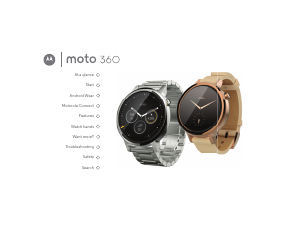 Manual Motorola Moto 360 (2nd gen) Smart Watch